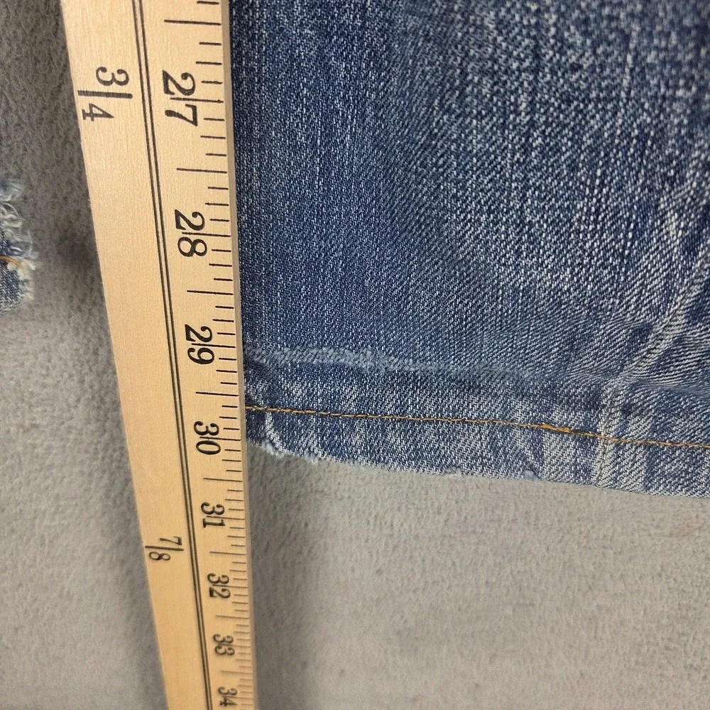 VTG Levis Engineered Jeans Mens Blue Buckle Back Twisted Button Fly Fits 33x30